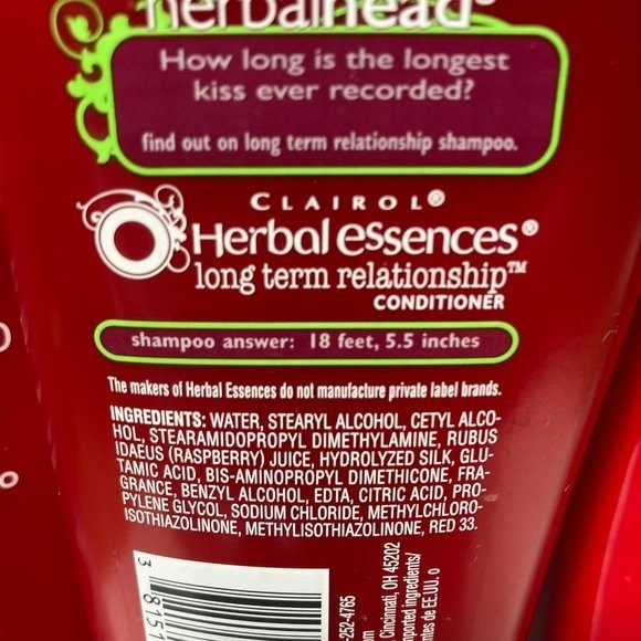 Herbal Essences Long Term Relationship DISCONTINUED 2 Shampoo 2 Conditioner - Picture 9 of 13